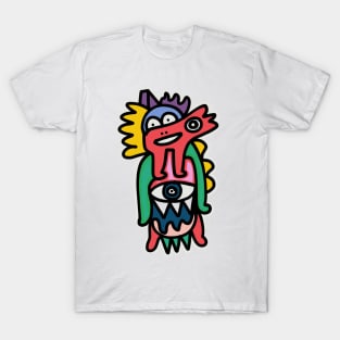 Cool Funny Good Monster Street Art Graffiti T-Shirt